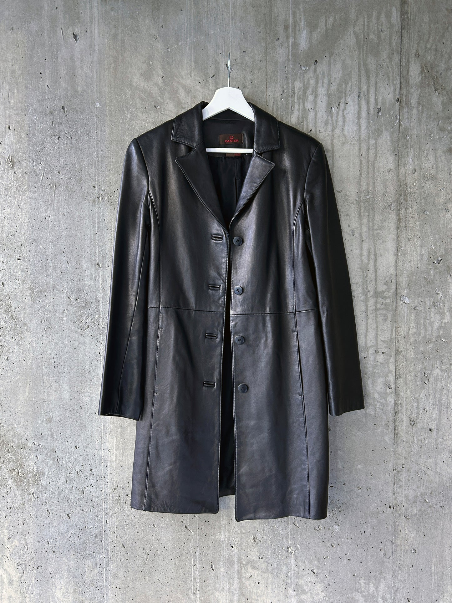 Danier black leather jacket