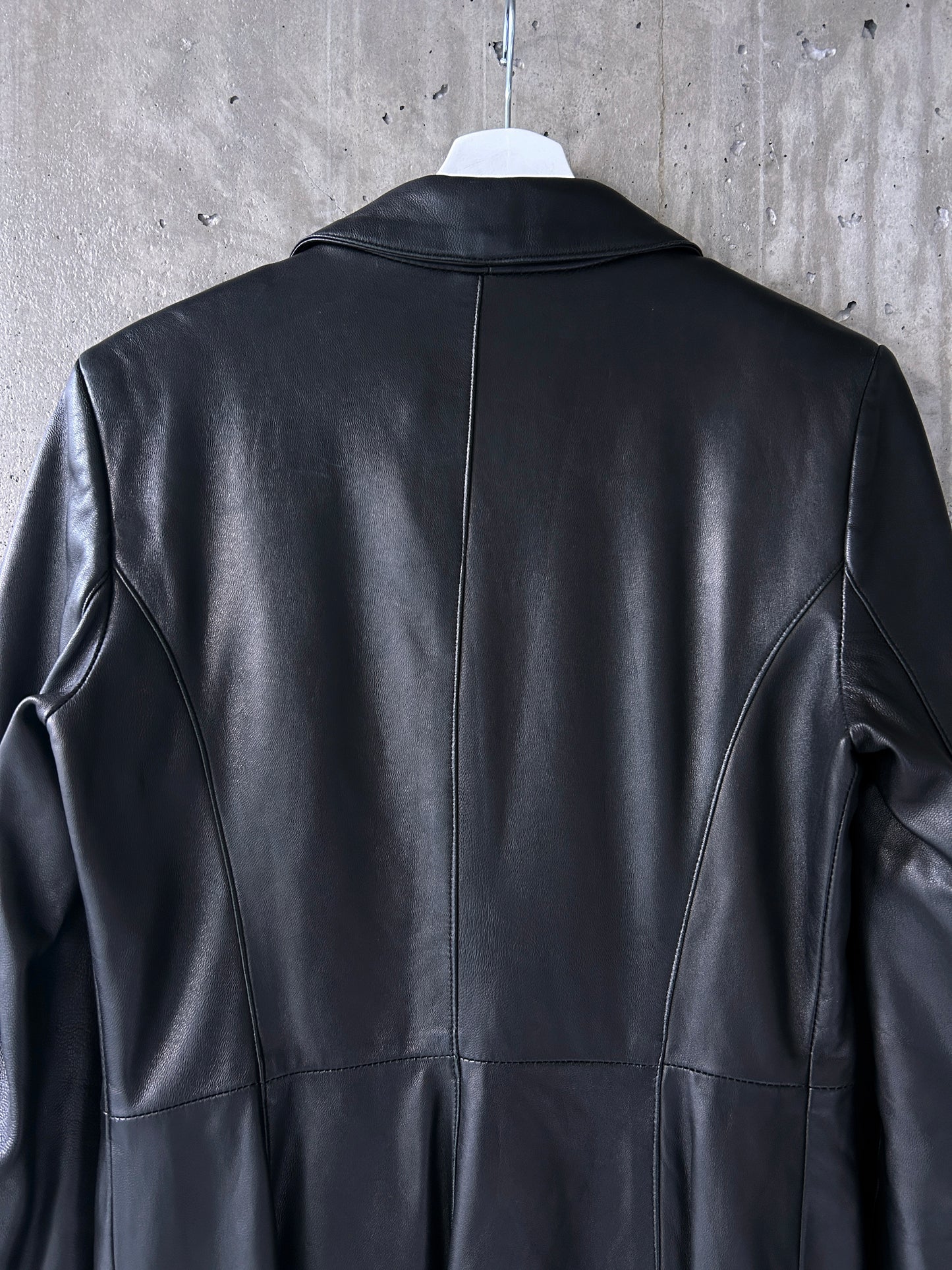 Danier black leather jacket