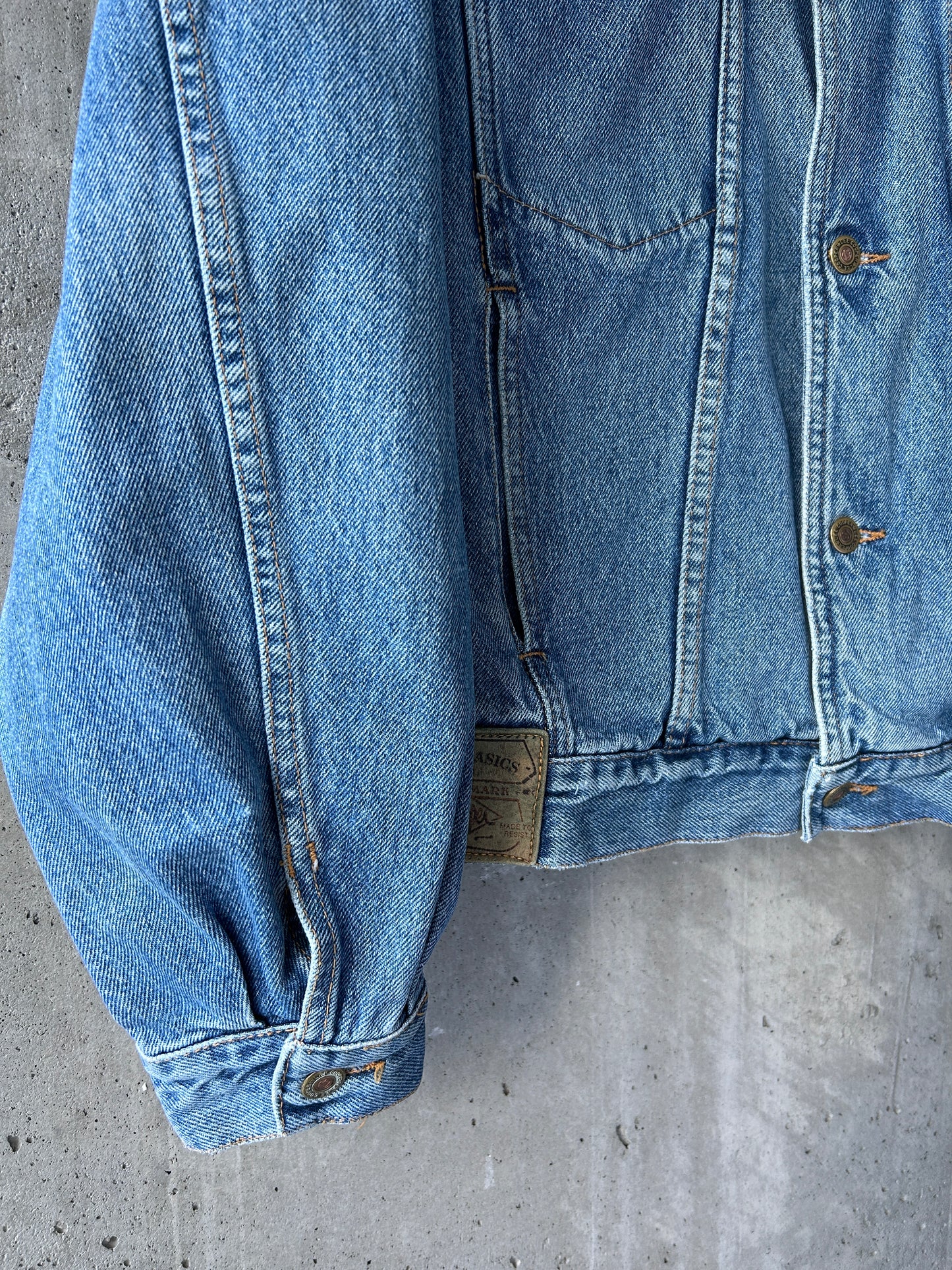 Lee Cooper mid blue wash denim trucker jacket