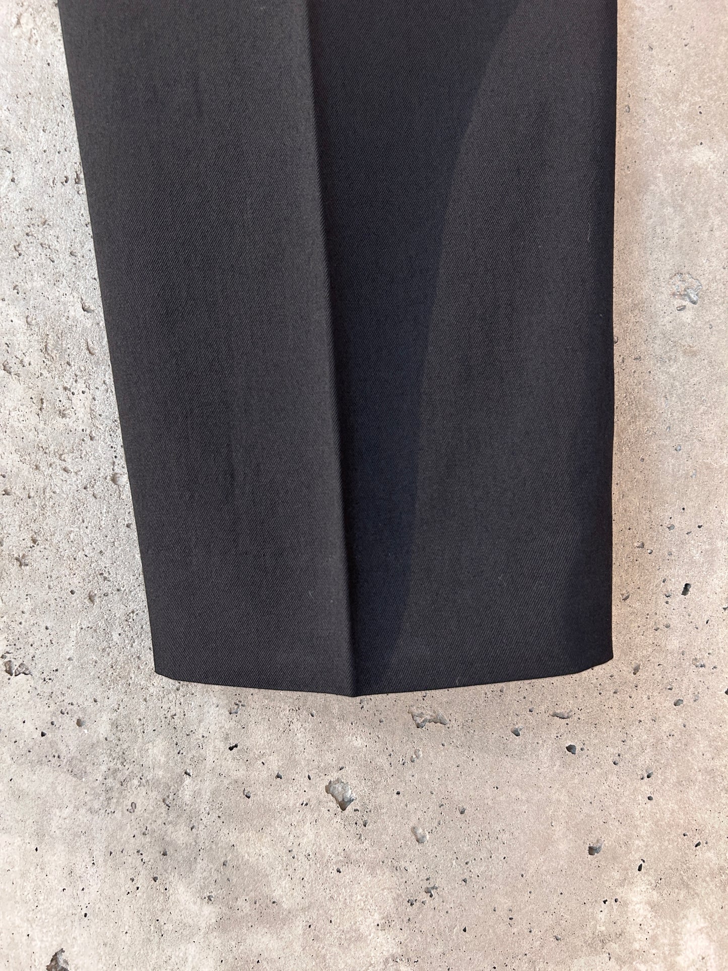 Giambattista Valli black wool cigarette trousers