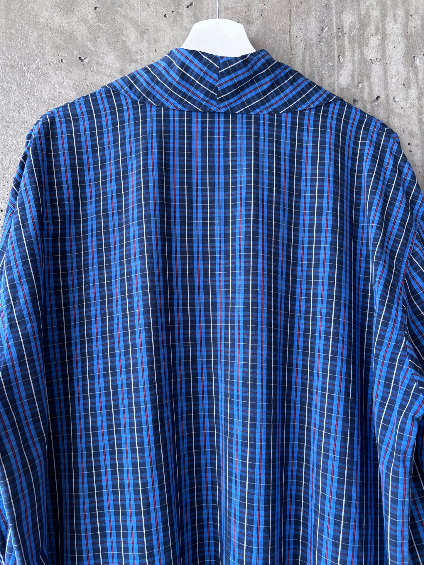 Polo Ralph Lauren blue plaid cotton robe