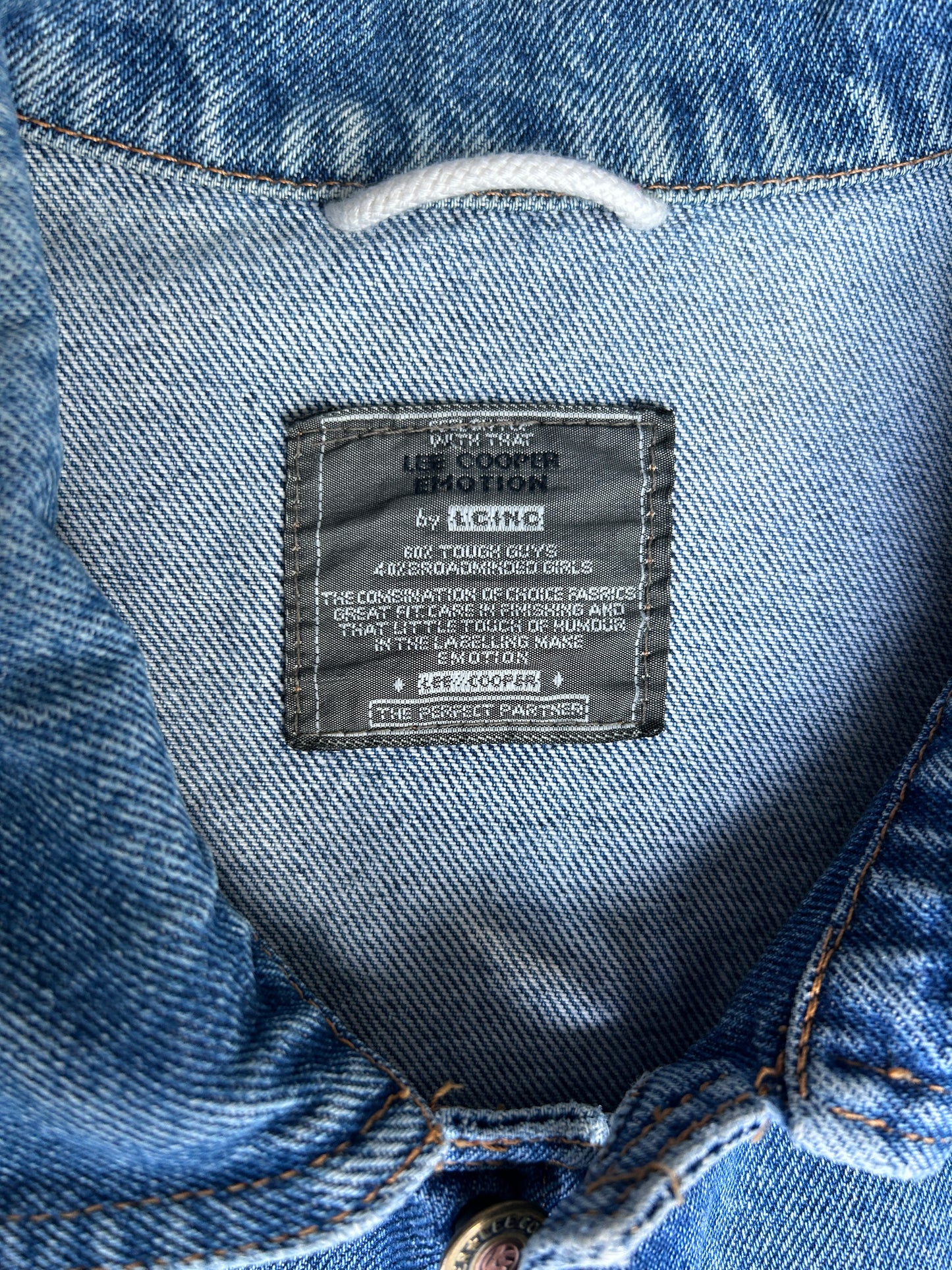 Lee Cooper mid blue wash denim trucker jacket