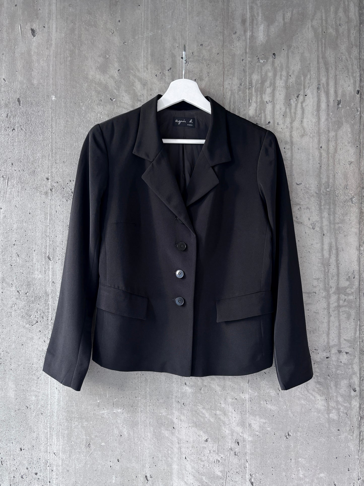agnès b. black blazer jacket