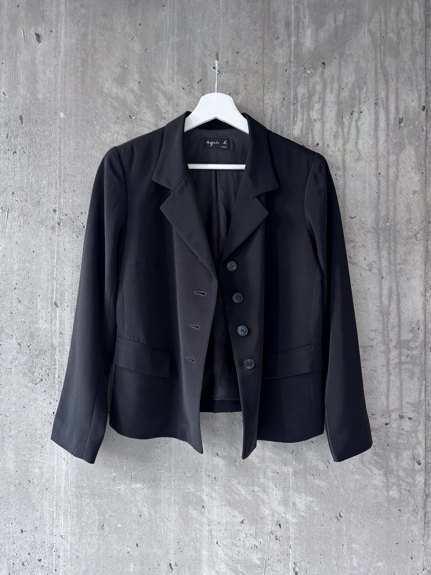 agnès b. black blazer jacket