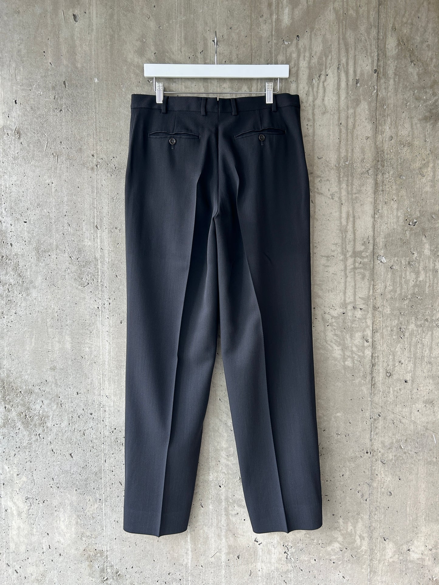 Armani Collezioni grey wool trousers