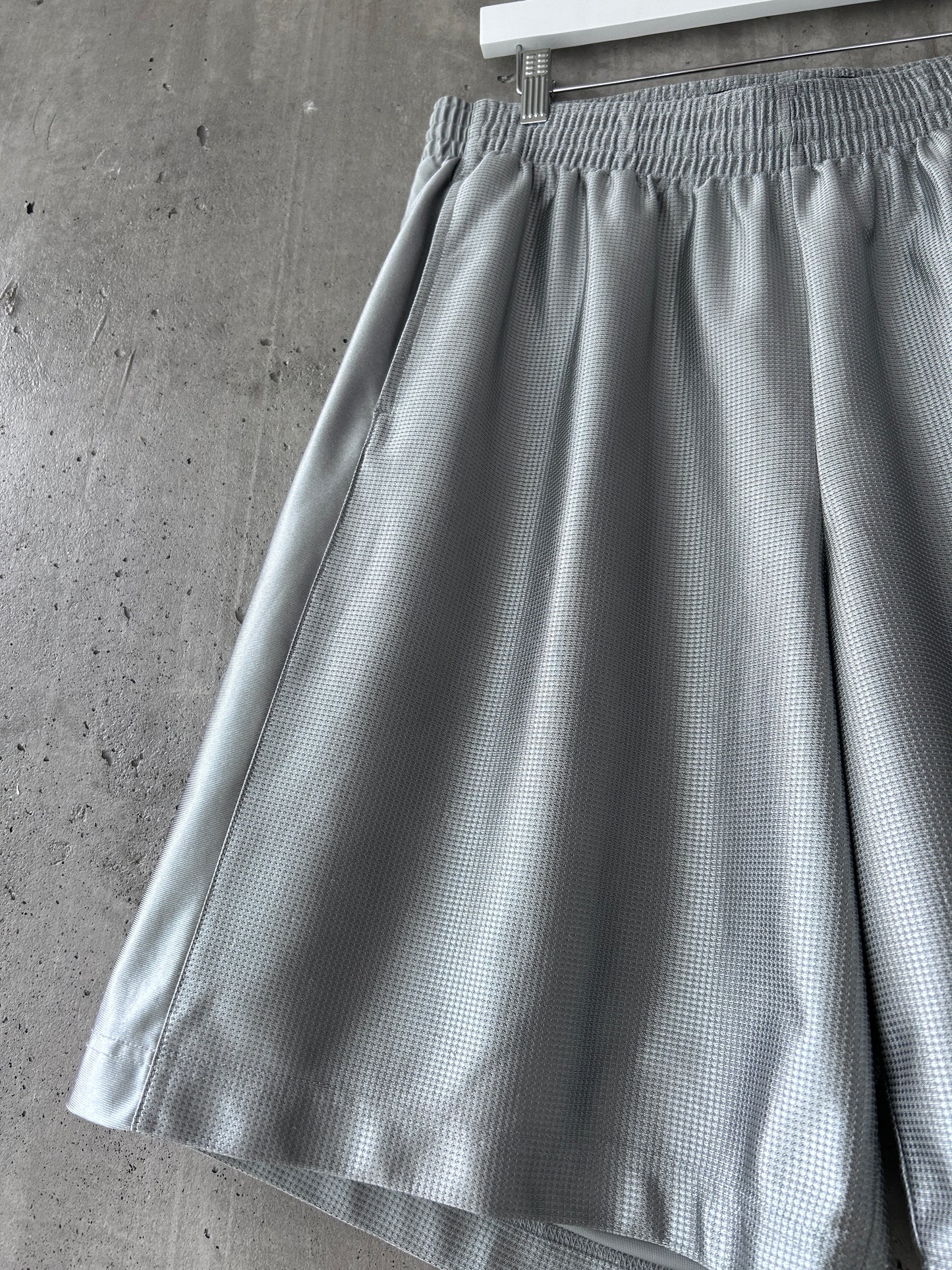 Nike silver basketball shorts