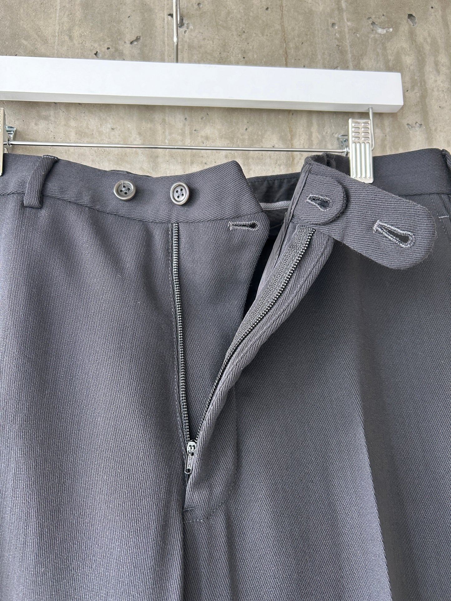 Armani Collezioni grey wool trousers