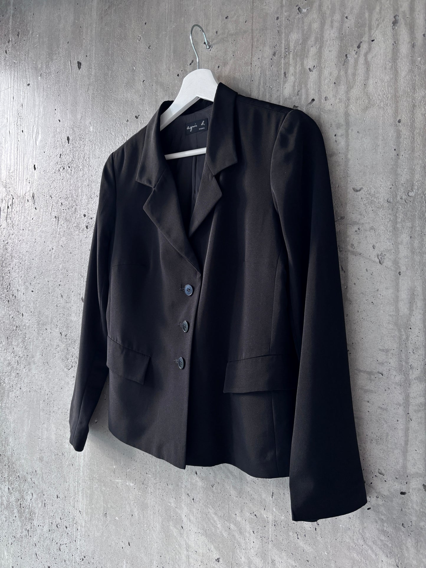 agnès b. black blazer jacket