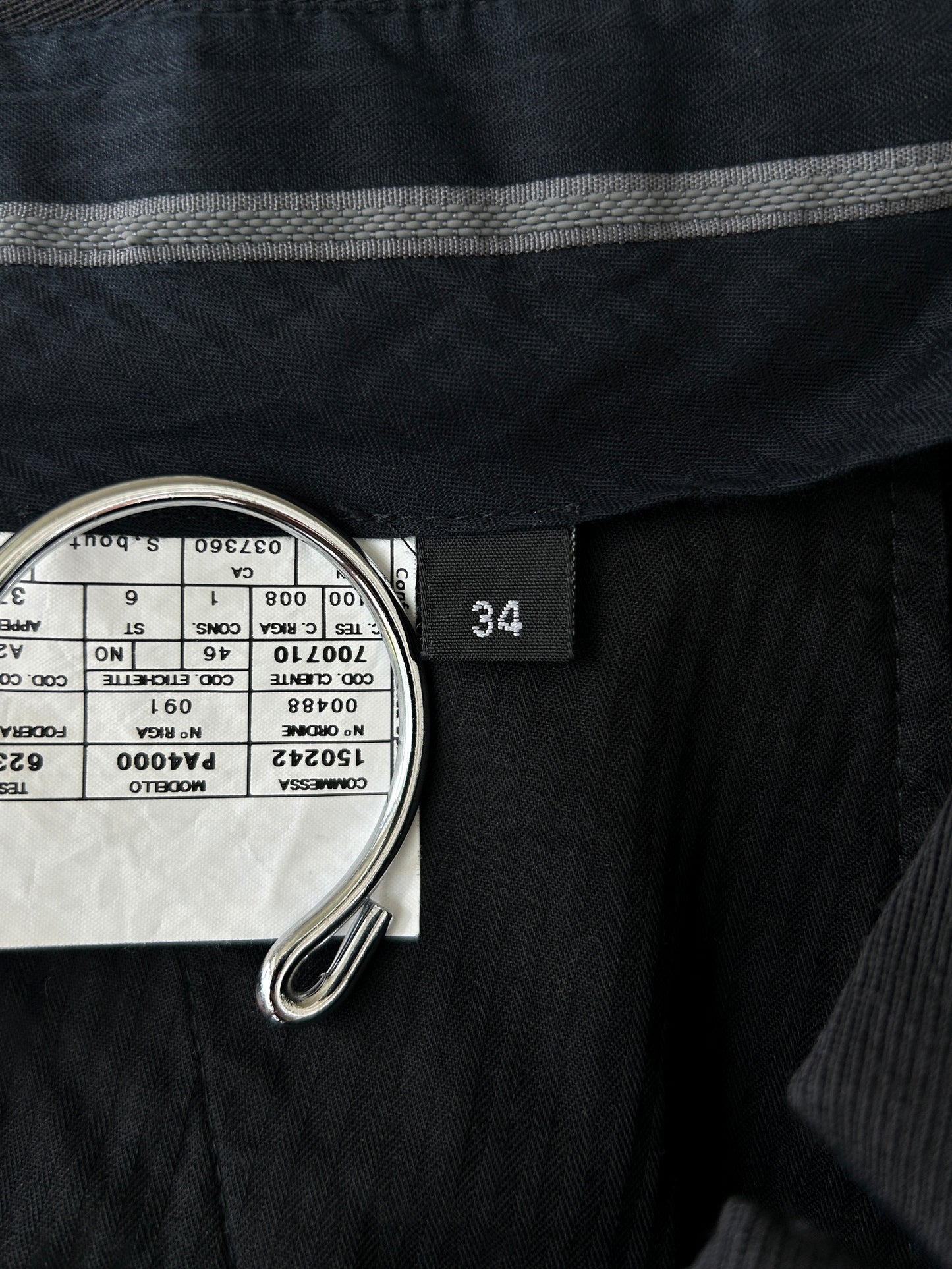 Armani Collezioni grey wool trousers