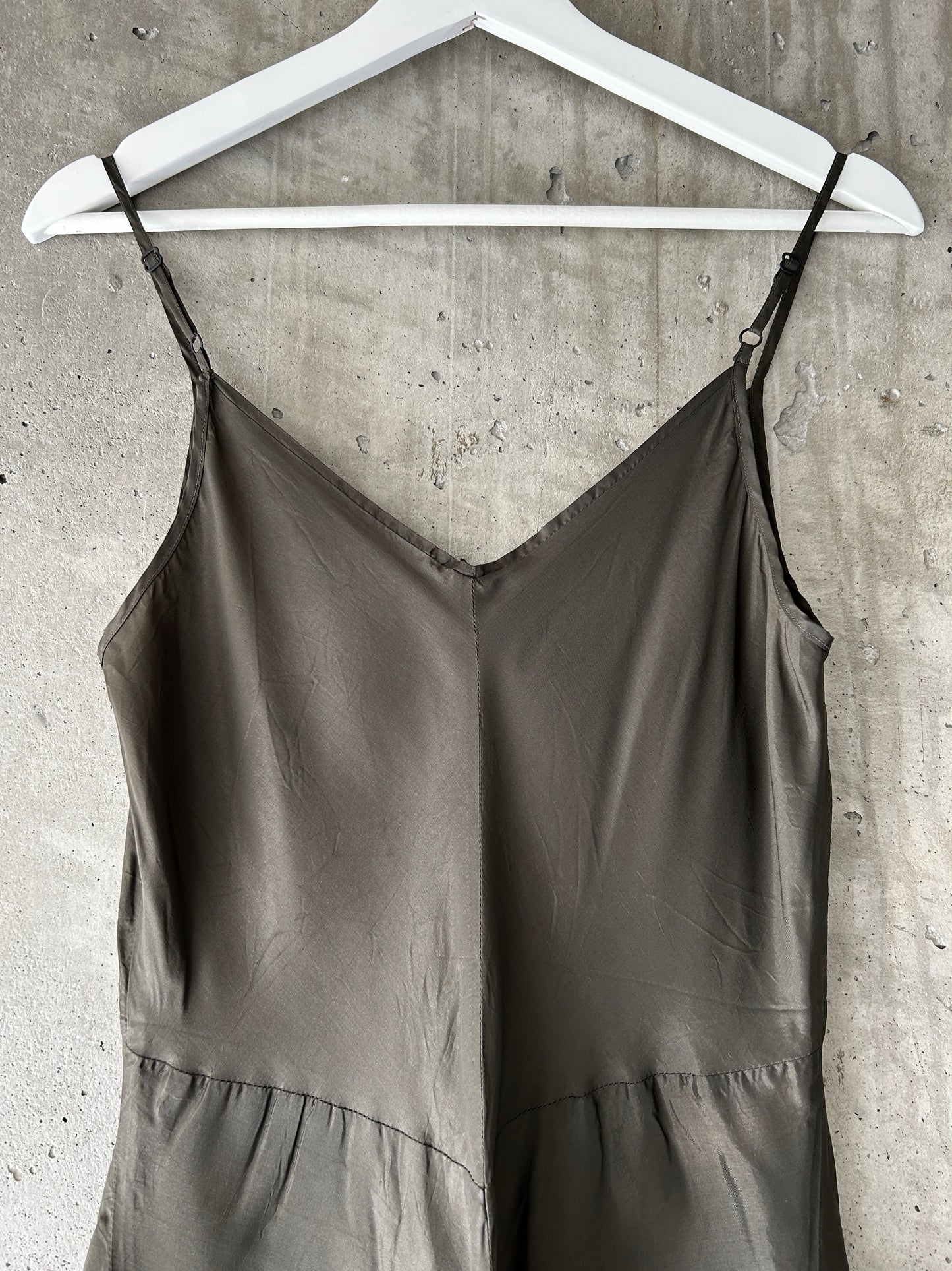 Olive green camisole tank top