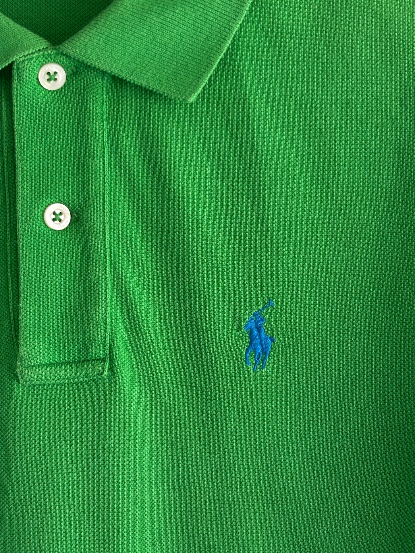 Ralph Lauren green cotton polo shirt