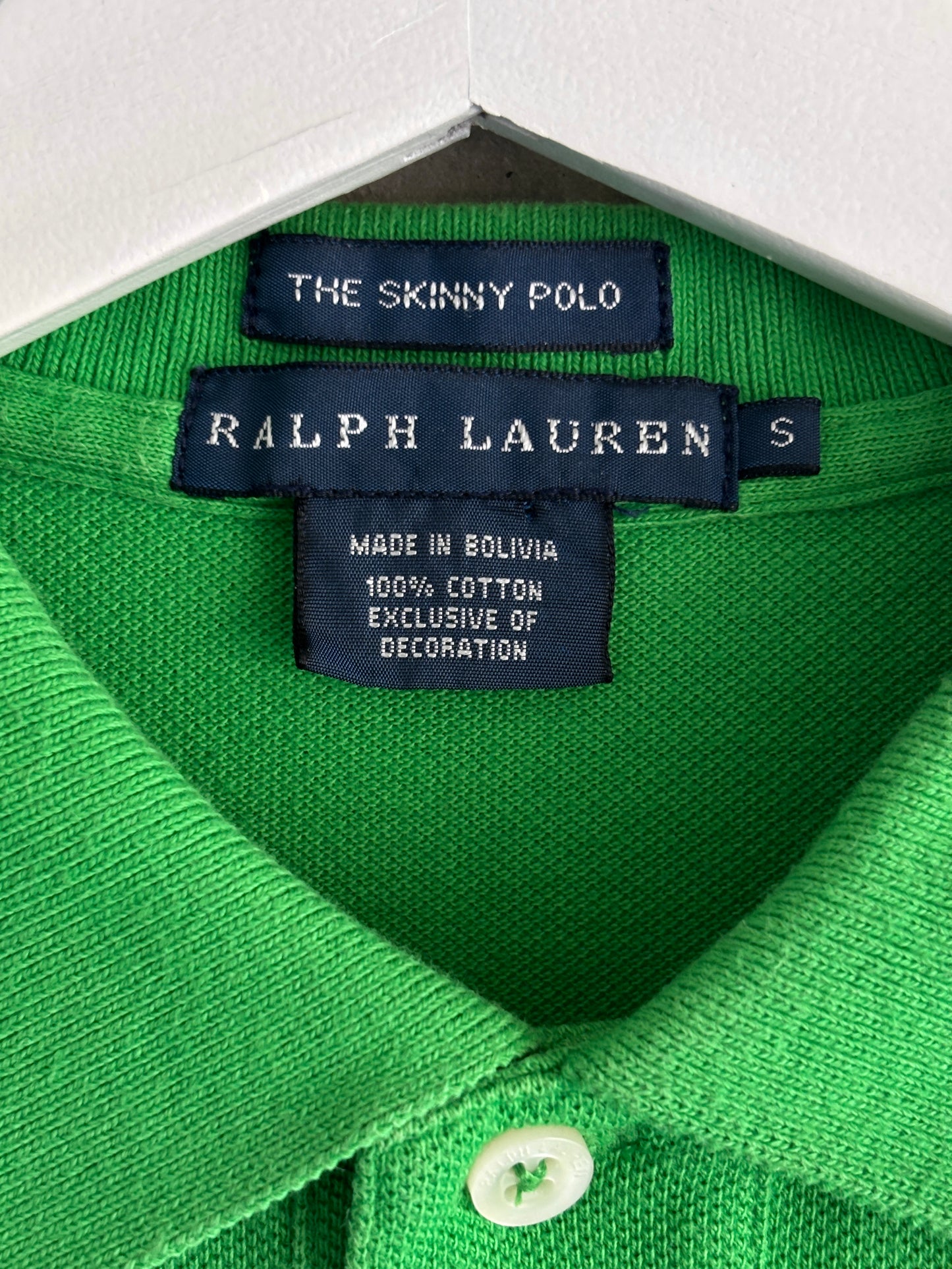 Ralph Lauren green cotton polo shirt