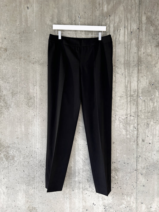 Giambattista Valli black wool cigarette trousers