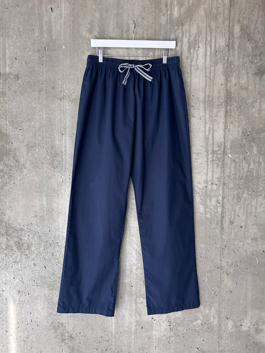 Van Laack navy blue cotton-blend pyjama lounge pants