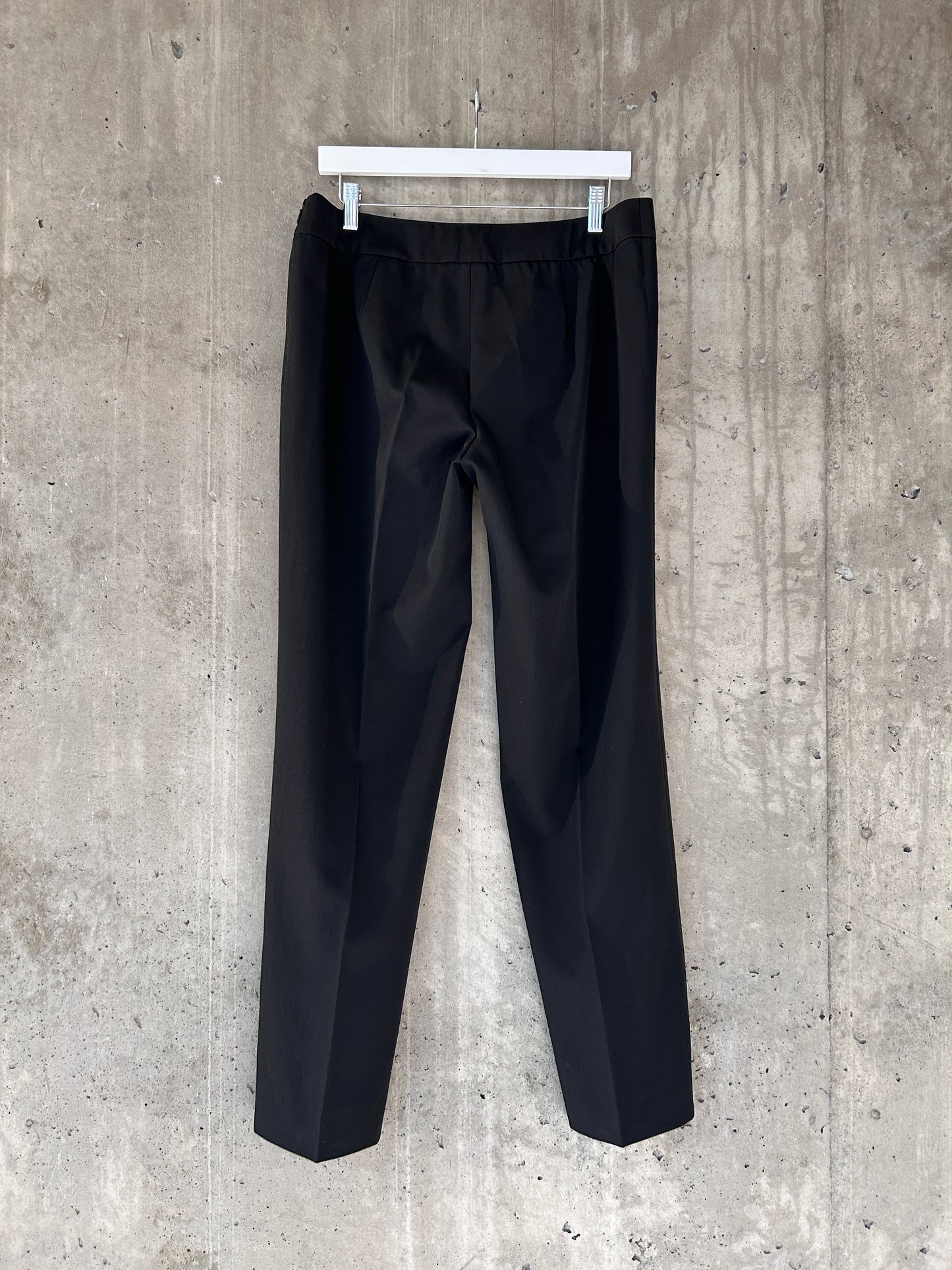 Giambattista Valli black wool cigarette trousers