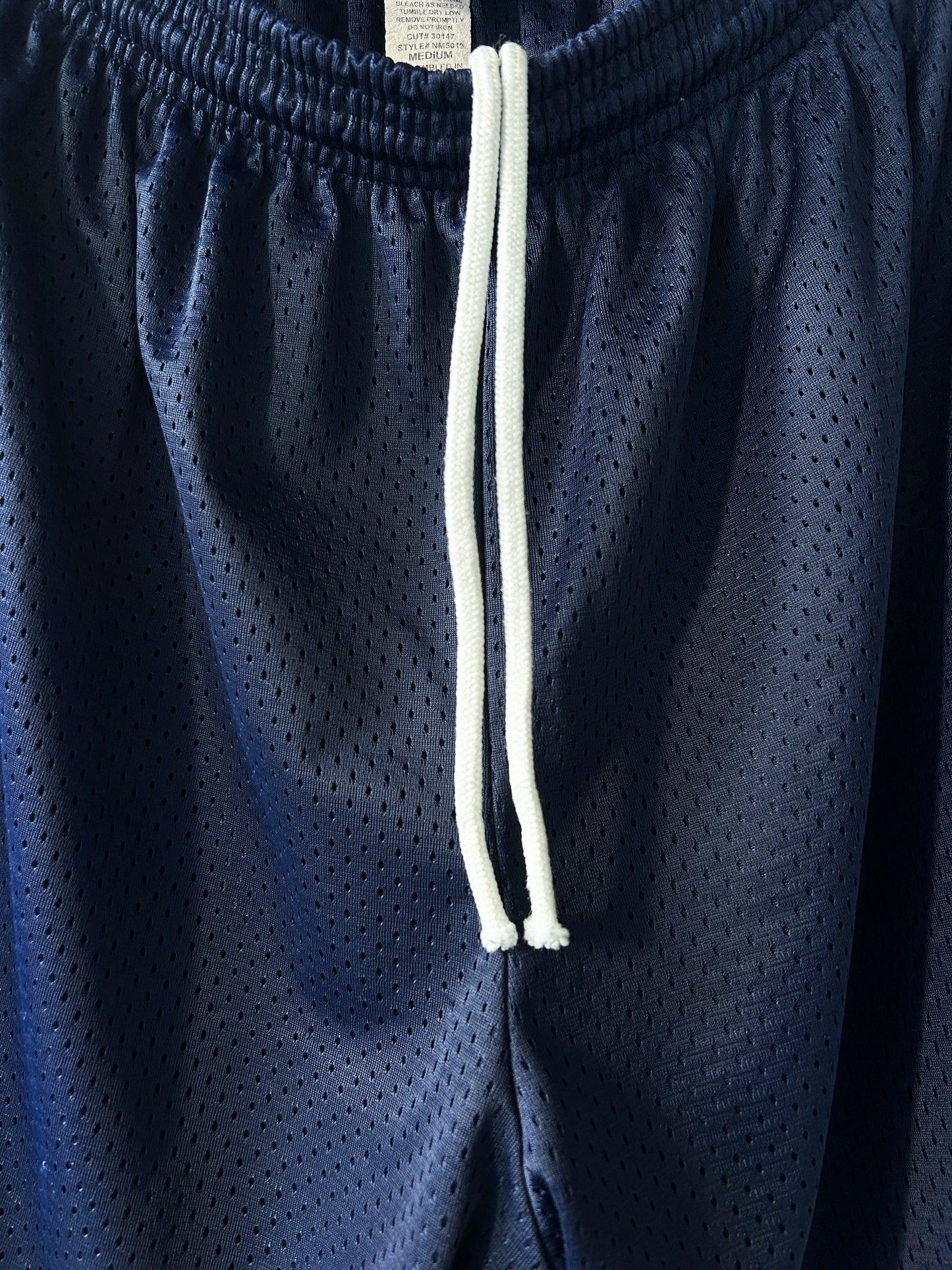 Terror navy blue mesh shorts