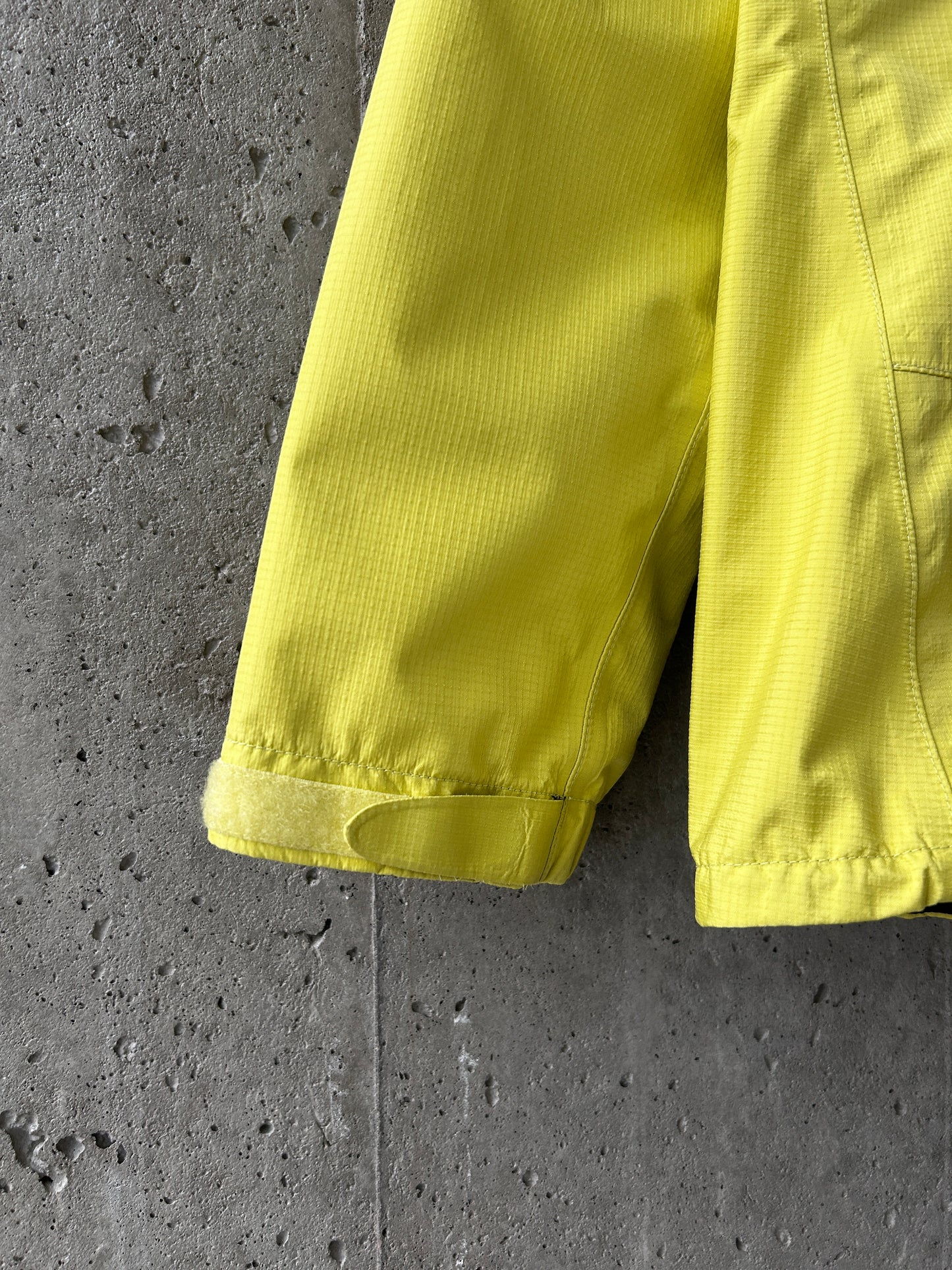 Montbell yellow GORE-TEX ripstop nylon jacket