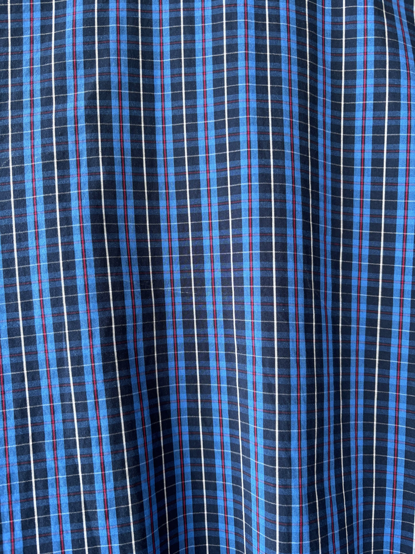 Polo Ralph Lauren blue plaid cotton robe