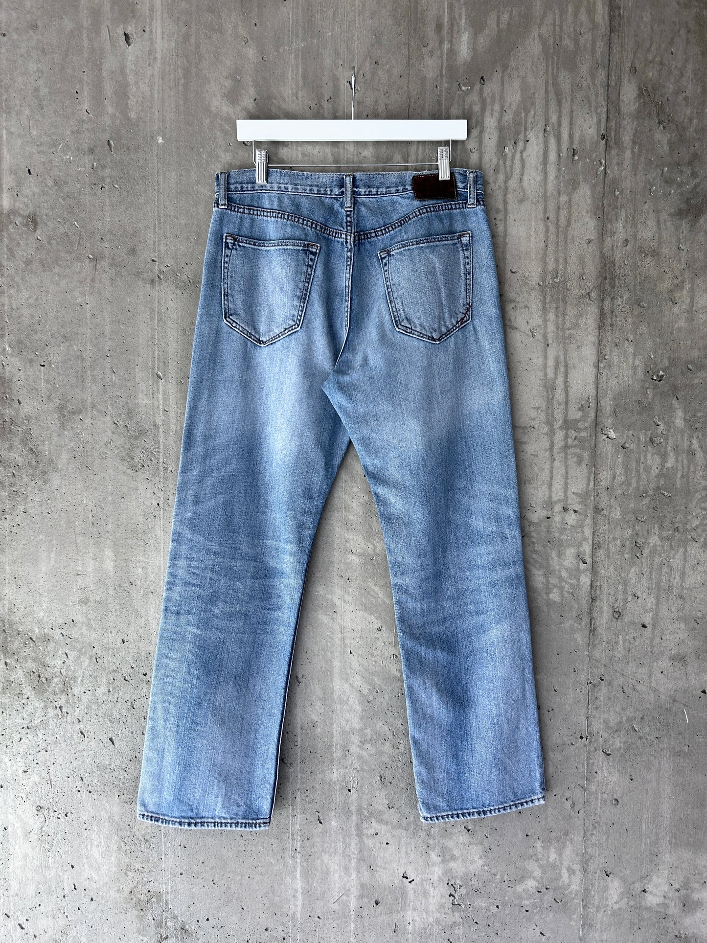 Banana Republic blue light wash denim straight leg jeans