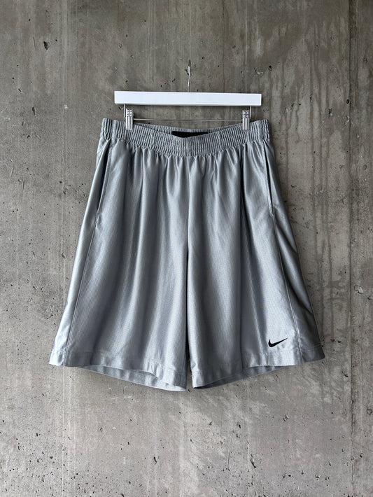 Nike silver basketball shorts