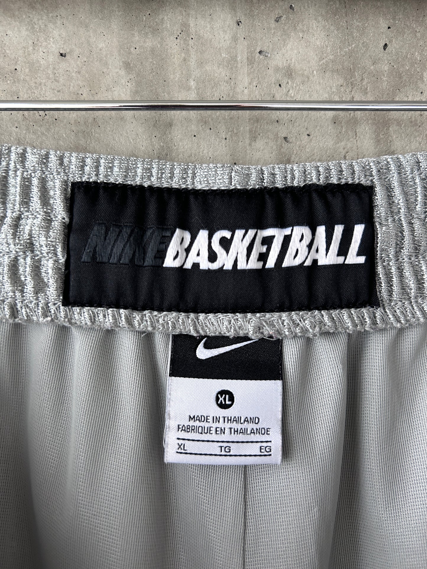 Nike silver basketball shorts